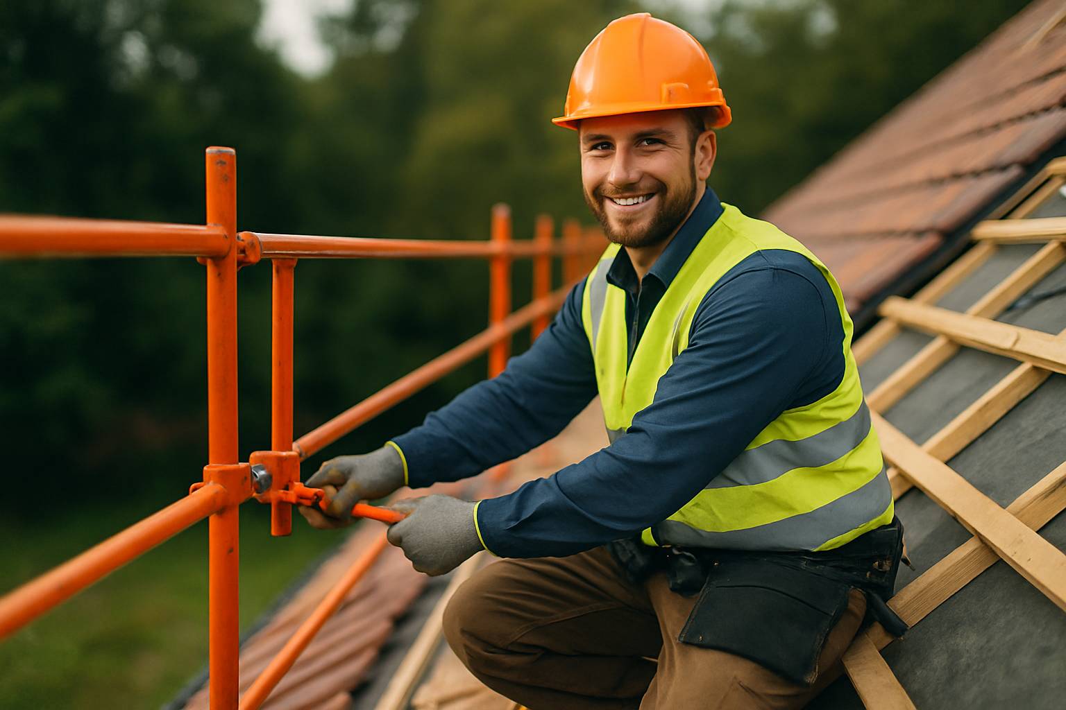 Comment sécuriser un chantier de couverture en pente