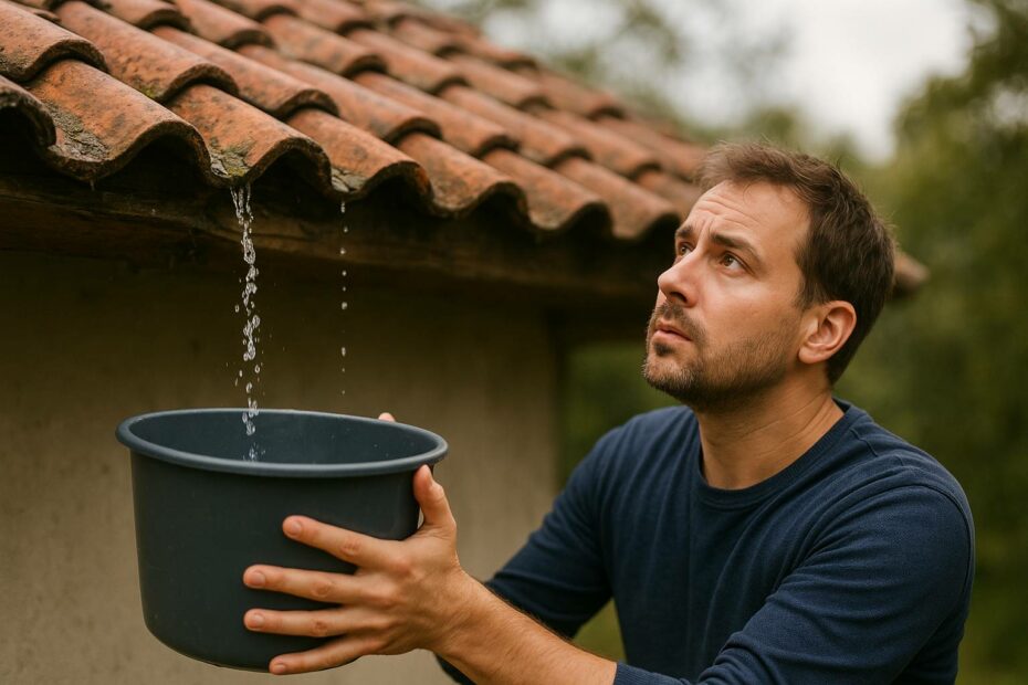 Fuite sur votre toit : les gestes d’urgence à connaître pour limiter les dommages
