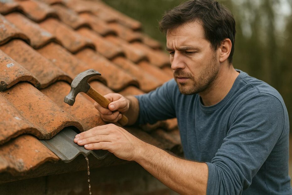 Les erreurs à éviter quand vous réparez une fuite de toiture vous-même